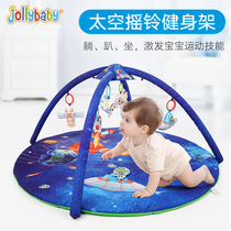 jollybaby fitness rack baby toy 1-2 years old female boy three 45 six months newborn baby game blanket