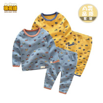 Childrens underwear suit pure cotton baby autumn clothes full cotton sweater pyjamas boy autumn clothes and autumn pants