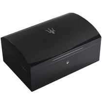 CIGARLOONG high-gloss carbon fiber mellow cedar wood solid wood cigar humidor with large capacity of 100