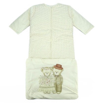 Rabbi winter cotton sleeping bag couple bear extended can take off sleeve sleeping bag baby child anti kicking thick LKCFA105