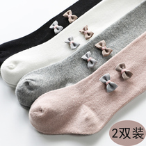 Girls leggings wear foreign style childrens pantyhose spring and autumn baby baby pants Summer thin childrens socks