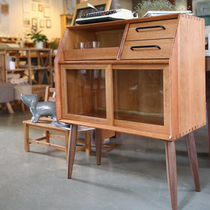 Customizable home living room lockers Nordic solid wood side cabinets Aalto side cabinets simple glass cabinets tea cabinets