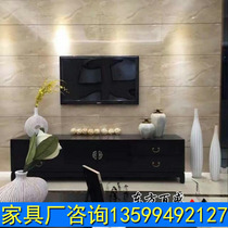 New Chinese Villa TV Cabinet Modern Living Room Video Cabinet Bedroom TV Cabinet Hotel Apartment Club Club TV Cabinet
