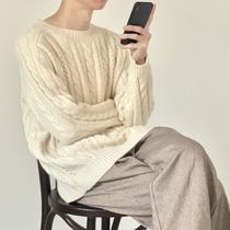 I dont buy a sweater in winter. How can I not get into a warm round neck twist sweater?