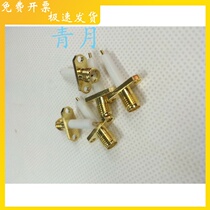 SMA-KF rhombus 2 holes mount SMA mother external screw inner hole can be fixed white glue length 16MM Total length 28MM 50 Euro