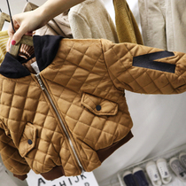 Good cabbage Korean childrens hooded bread cotton clothes~autumn and winter clothing new men and womens baby quilted jacket warm cotton coat