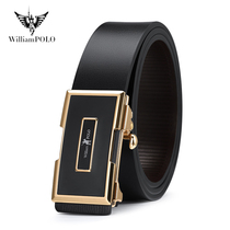 Emperor Paul belt mens leather automatic buckle belt Mens fashion pure cowhide business mens pants