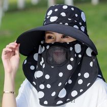 Rural Lower ground dry farmers living sun protection hat children Summer sun protection against wind hat bike beating medicine dust-proof work cover eye protection