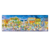 3D-JP 384 pieces new version of the lunar calendar Puzzle Caterpillar-Monster Market-Night Curtain HR1004 3djp