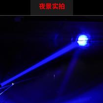 Dark moon 500W fishing light Night fishing light Blue light blue and white dual light source strong light waterproof rechargeable flashlight fishing