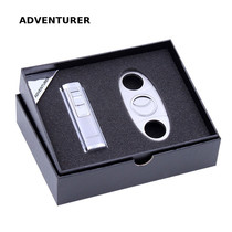 Cigar scissors lighter set sharp Cigar scissors Cigar scissors cigar cutter punch tool