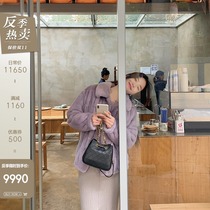 CC fur Renaissance winter New Purple Standard Grade whole mink fur coat mink fur coat