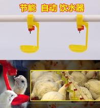 Extra thick stainless steel broiler chicken automatic drinking water chicken farm feeding chicken chicks siamese nipple type automatic