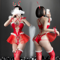 Red Rabbit Girl Christmas Bell Memory Sexy Liner Passion Lightwear Passion Midnight Charm