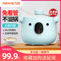 Jiuyang electric cooker ceramic small electric stew Cup birds nest boiled porridge artifact pot soup pot home baby 2 people 10Z1