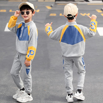 2021 childrens clothing Spring and Autumn new boys suit childrens spring and autumn two-piece Chinese fashion boy clothes