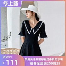 Korean skinny small fragrant wind belly skirt type conjoined conservative hipster ins Wind 2021 New Seaside swimsuit