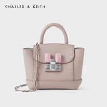 CHARLES & KEITH Mini bag CK6-30270573 Metal buckle chain shoulder bag FEMALE