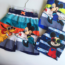 European and American original single new children cartoon Mitch beach pants boy mid-boys baby boy letdown pants shorts 50% pants