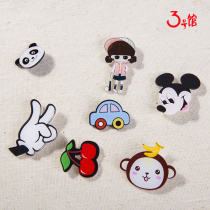 Korean pin cartoon cute badge badge badge badge corsage brooch acrylic fashion jewelry