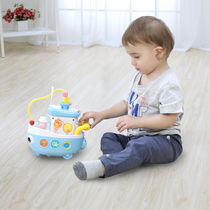 Polaroid crawling toy boat Baby learning to climb guide one-year-old baby toy Children 0-3 years old 1 music early education