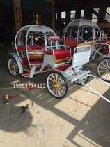 Pumpkin Princess carriage Shertland mini pony car Debao pony wedding wedding carriage new launch