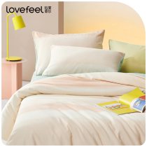 LoveFeel Ultra Soft Grind Four Piece Set 100% Cotton Pure Cotton Sheet Thick Warm Duvet Cover Fall Winter