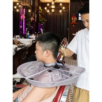 Hair cut Scarf shawl Hair cut scarf Haircut scarf cloak Non-stick hair Household scarf Children adult hair