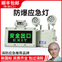 Explosion-proof emergency light National standard LED fire power outage evacuation indicator light Charging storage explosion-proof safety exit