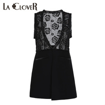 LACLOVER Langkavin Princess of Wales series delicate elegant rose embroidered vest top LC81ME1