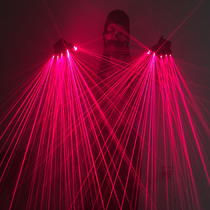 Laser gloves LED luminous gloves Iron Man laser gloves Creative team stage performance props