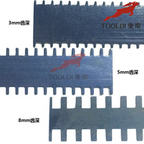 Rabbit Brand Self-Leveling Cement Construction Tools Self-Leveling Scraper Rack PVC Plastic Floor Sawtooth