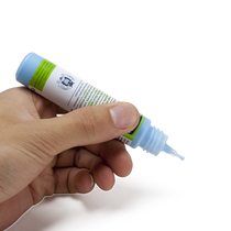 Schmincke Shi Mingke left white glue blue glue pen style design watercolor with blue liquid 25ml