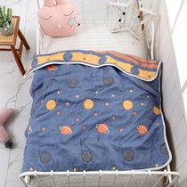 Ten layers of gauze was covered by children by the Four Seasons universal baby cotton autumn and winter newborn baby covered by summer kindergarten