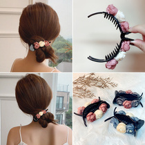 Grasp clip large ball head ponytail buckle hair hairclip back Korean elegant temperament hair grab clip headgear