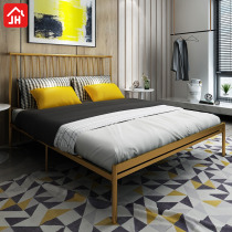 Eurostyle modern minimalist princess iron art bed iron frame steel frame double single adult children 1 2 1 1 5 1 8 m