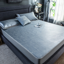 Bed Ogasawara High-end Ice Silk Cool Mat Three Sets Washable Folding Summer 1 8m Bed Air Conditioning Soft Mat 1 5 m