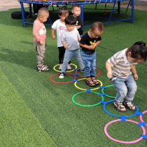 Kindergarten sensory training equipment jumping house jumping circle jumping grid children indoor sports toys outdoor games