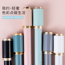 Thickened aluminum curtain rod Extra thick Roman rod Single rod double rod curtain track Curtain rod bracket send accessories