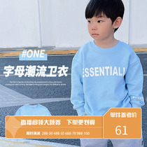 Bobo Pig Boy Clothing Boy 2021 New Necropolis Children Ocean Air Spring Dress CUHK Child Knit Long Sleeve Baby Blouse