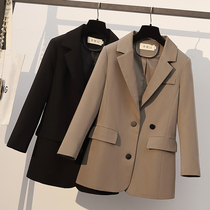 Fried Street Net Red Suit Jacket Female Design Sensation 2022 Chunqiu Han version of the new Inren Wind Leisure Little Western suit jacket