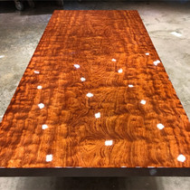 Size: 224-107-8 bar flower large plate solid wood log red wood tea table tea table desk boss table flower pears