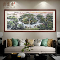 National Painting Imitation Ancient Painting Pure Hand Painted Poly Basin Landscape Painting Atmosphere Leaning on Mountain hanging painting Living room Decorative Painting Office Character Painting