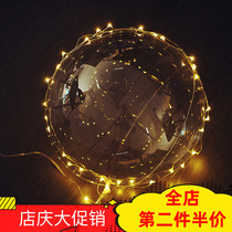 LED copper wire light Romantic room bedroom creative battery light DIY small colorful light Decorative string light Flashing light starry sky