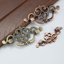 Retro Chinese medicine cabinet handle Chinese drawer handle European cabinet door handle bucket cabinet antique pull ring hardware