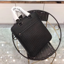 Genuine Leather Woven Mens Single Shoulder Bag 2022 New Fashion 100 Hitch Business Atmosphere Diagonal Satchel Briefcase