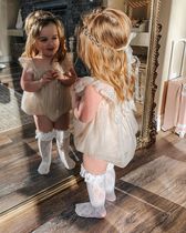 Milk Dads Home Spot Luna New Girl Super Cute Super Fairy Butterfly Embroidered Thin Yarn One-piece Suit