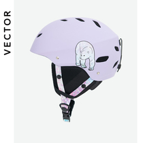 VECTOR Childrens Helmets Boy Girls Cartoon Printing Protection Venture Boy Ski Ski Ski Helmets