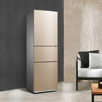 Midea 215L air-cooled frost-free refrigerator three-door household medium-sized three-door energy-saving double-door double-door small