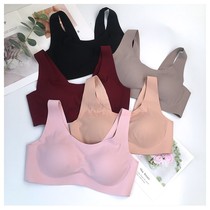 Ancient Crown Princess slim fit three-dimensional latex cushion bra without steel ring to gather 100 lap comfort No marks on top to receive sidelining Bra Women